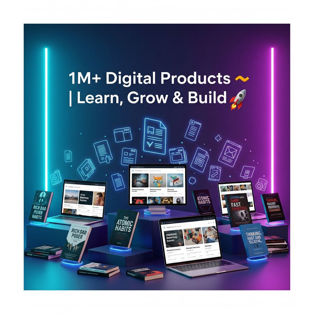 1M+ Digital Products Mega Bundle – All-in-One Business Growth Pack 🚀