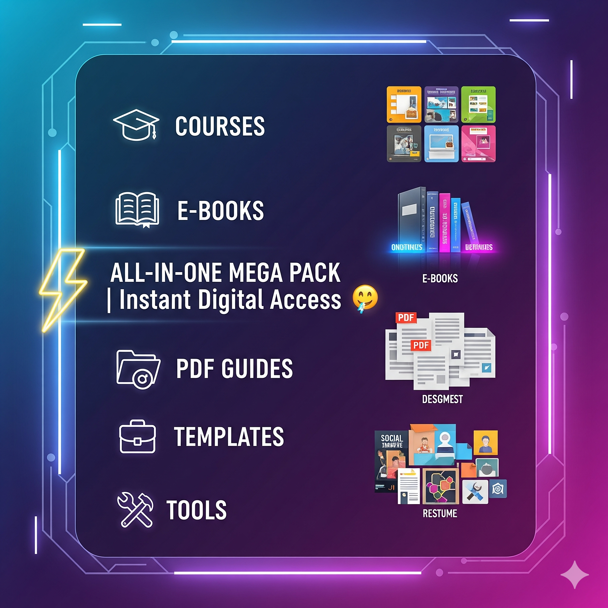 1M+ Digital Products Mega Bundle – All-in-One Business Growth Pack 🚀